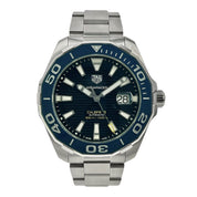 TAG HEUER Aquaracer Calibre 5 WAY201B Automatic Movement Men’s Watch W/ B&P