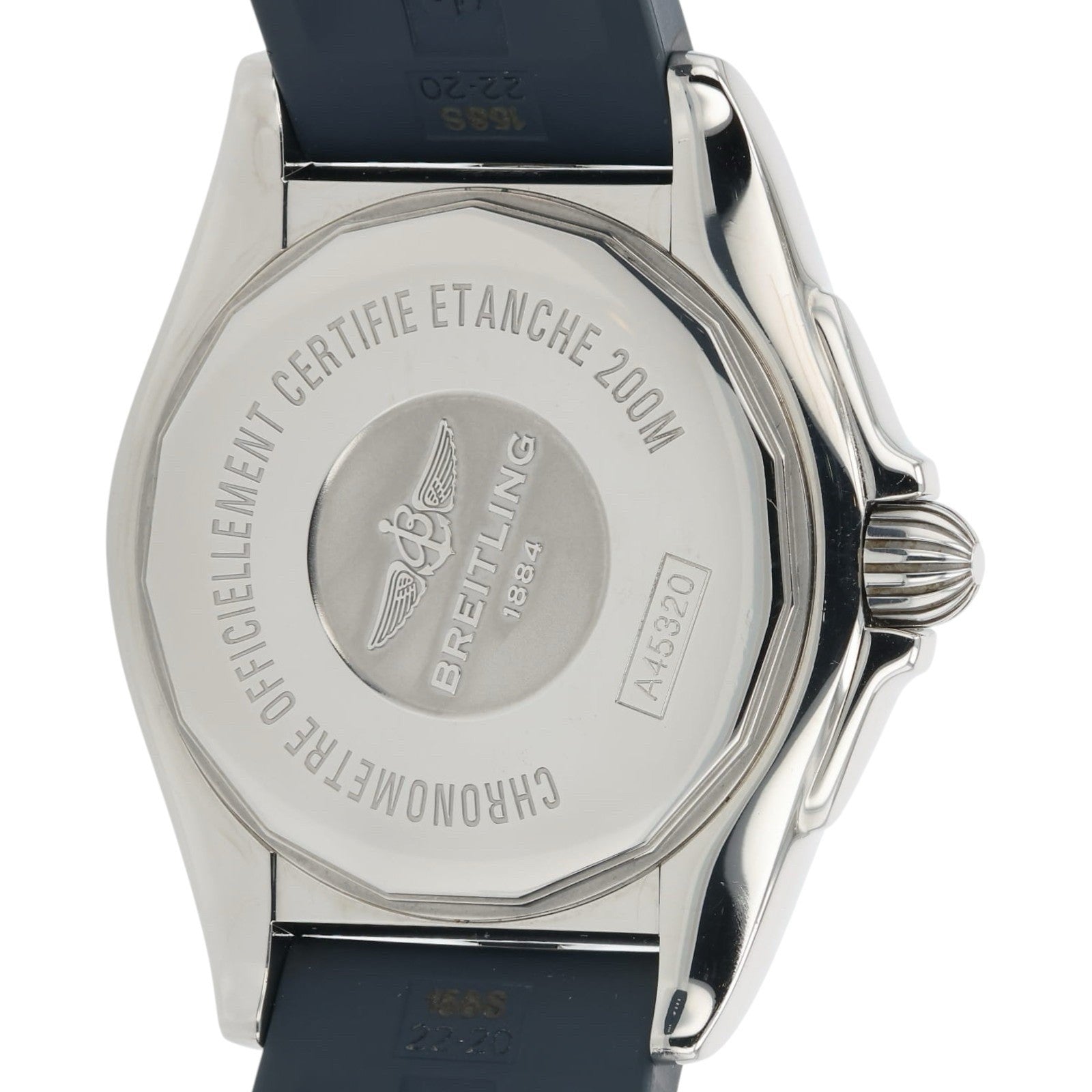 Breitling Galactic Day-Date Blue Dial Stainless Steel 44mm Automatic Mens A45320