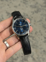 Omega De Ville Hour Vision Steel Auto 41mm Blue Roman Dial 433.13.41.21.03.001