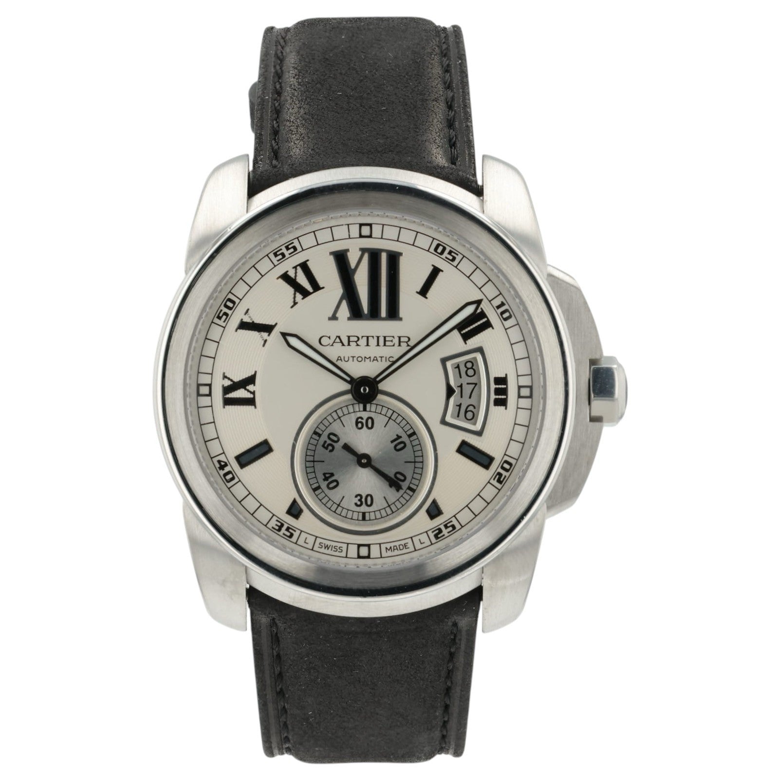 Cartier Calibre de Cartier Silver Dial Steel 42mm Automatic Men’s Watch W7100037