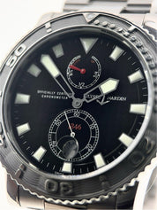 Ulysse Nardin Maxi Marine Diver Steel Black Dial 43mm Automatic Watch 263-33