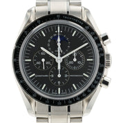 Omega Speedmaster Black Dial Steel 42mm Manual Wind Mens Moonphase 3576.50.00