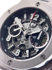 Hublot Big Bang Unico Titanium Skeleton Dial 45mm Automatic Mens 411.NX.1170.RX