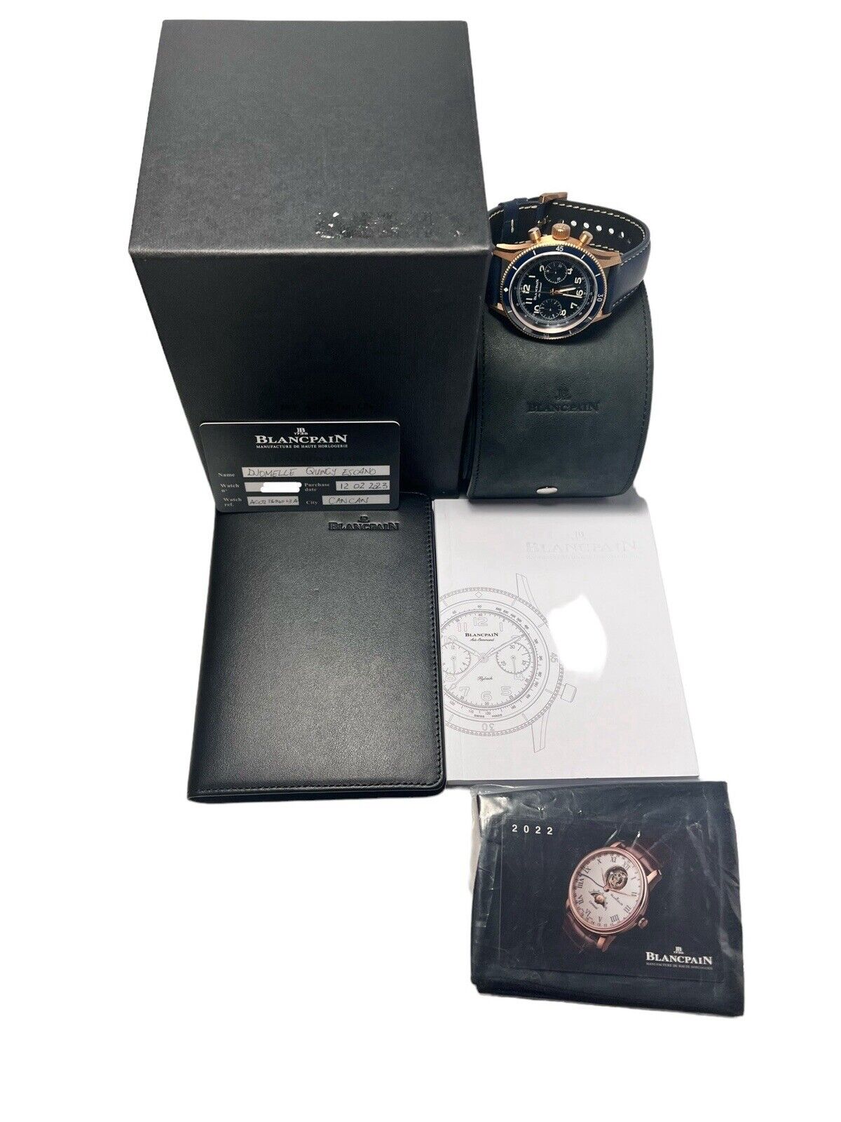 2023 Blancpain Air Command Flyback Chronograph 18k Rose Gold Watch - Box/Papers