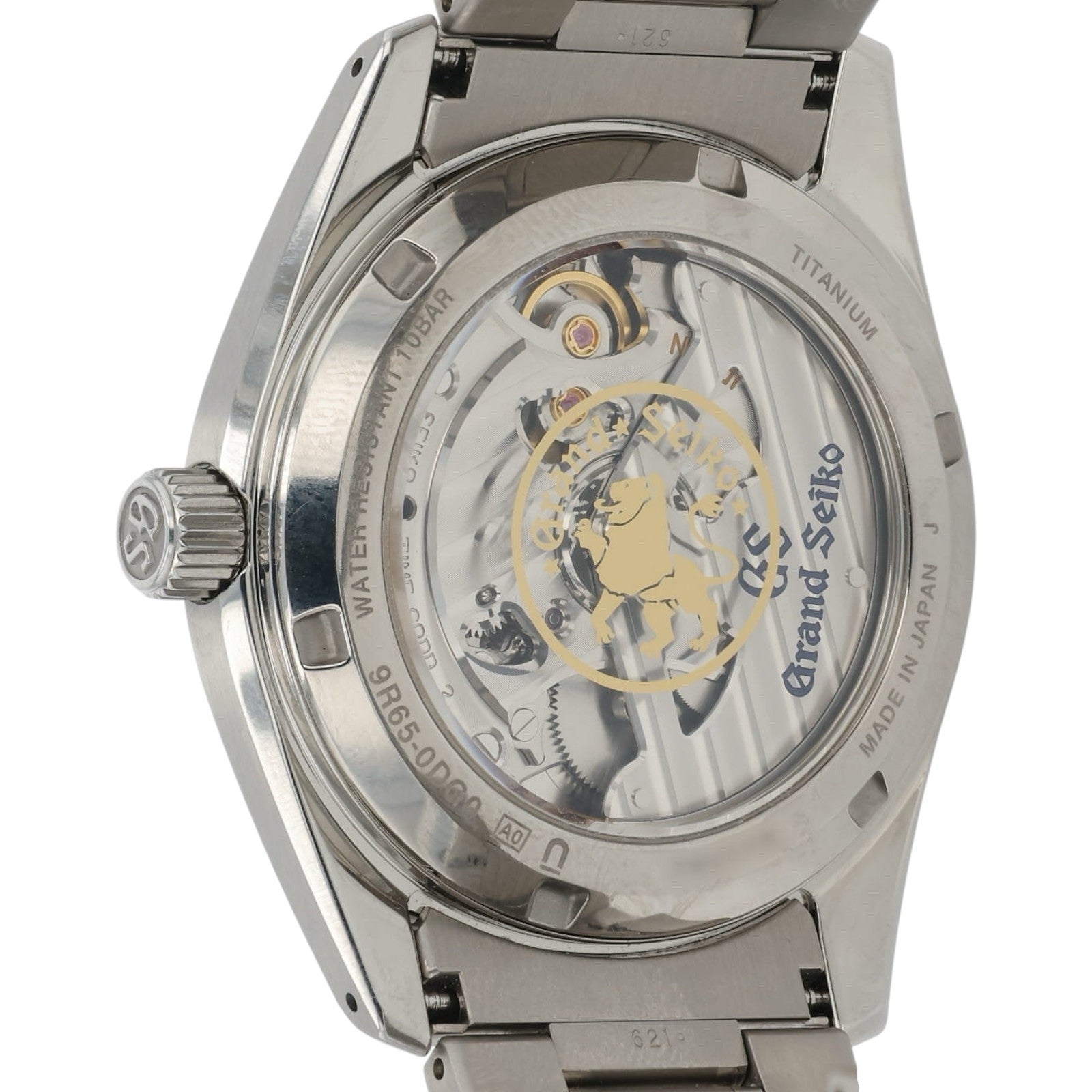 Grand Seiko Winter Grey Dial Titanium 40mm Automatic Movement Mens Watch SBG415