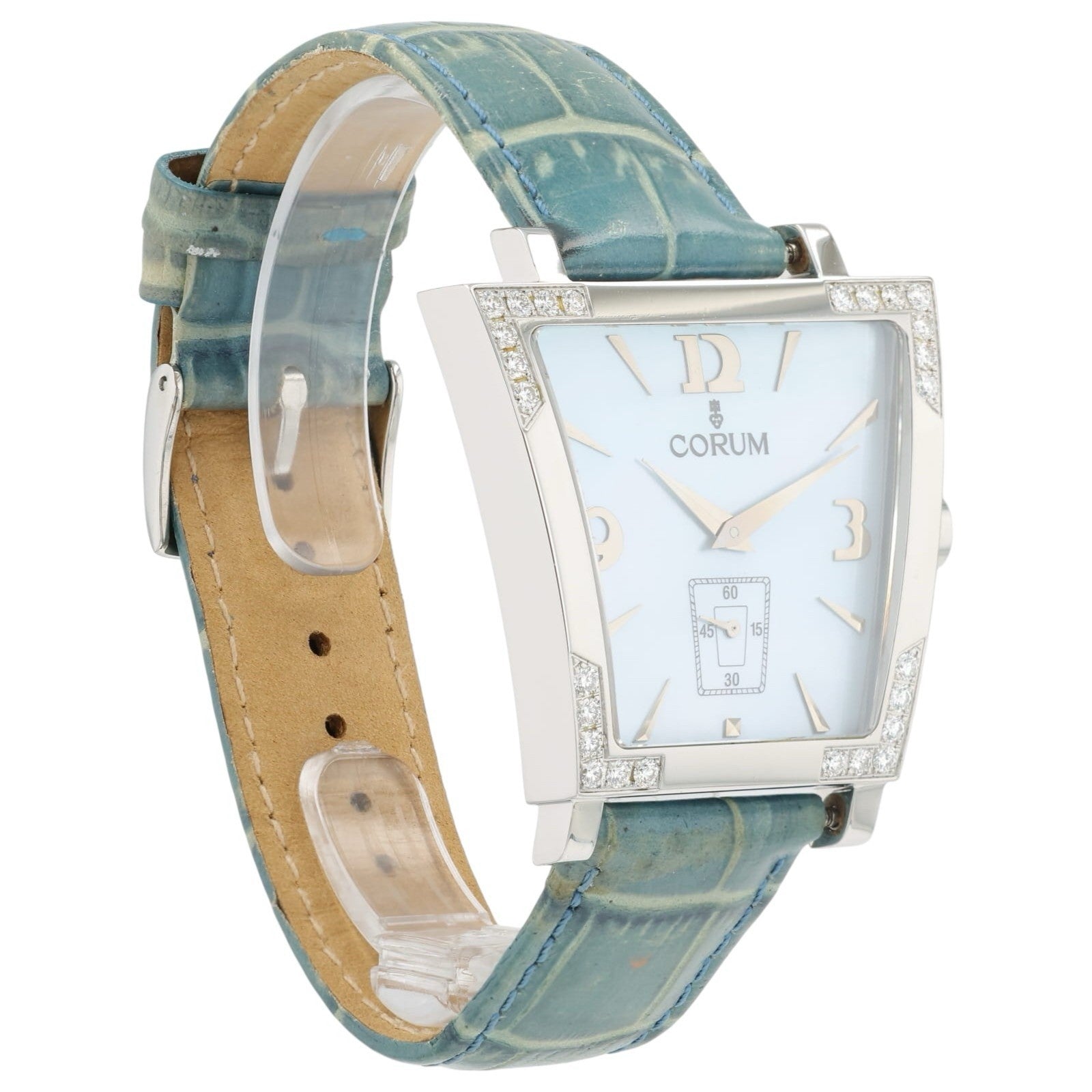 Corum Trapeze Mother of Pearl Dial Steel 35x40mm Quartz Ladies Watch 106.405.47