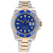 Rolex Submariner Gold & Steel Blue Dial 40mm Automatic Men’s Watch 116613LB