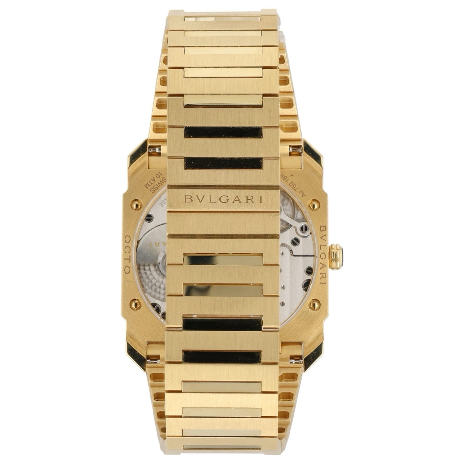 Bulgari Octo Finissimo Blue Dial 18k Yellow Gold 40mm Automatic Mens 103812