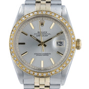 Rolex Two-tone Datejust Silver Dial Gold & Steel 36mm Automatic Men’s 1601