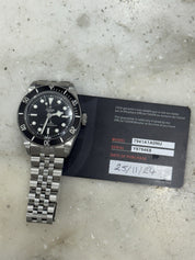 2024 Tudor Black Bay Stainless Steel Black 41mm Automatic Mens Watch 7941A1A0NU