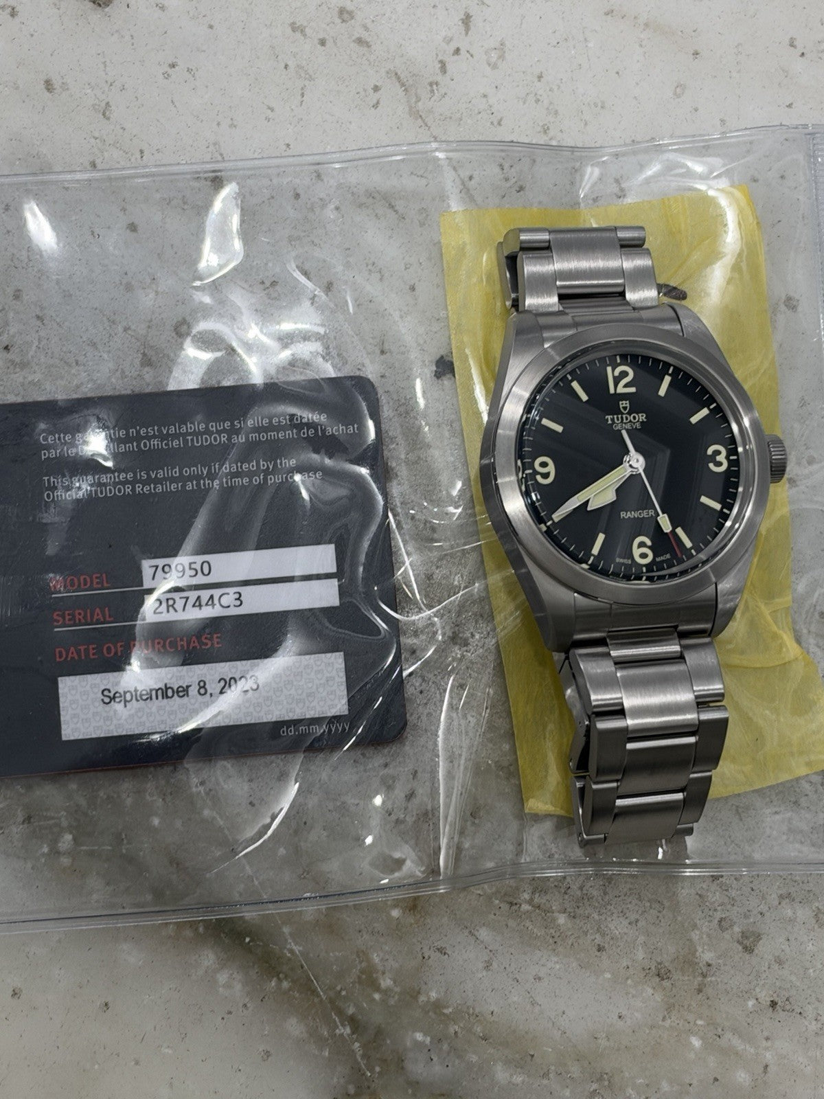 2023 Tudor Ranger 39mm Stainless Steel 79950 Black Dial Auto Mens Watch