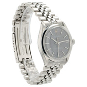 Rolex OP Gray Dial Stainless Steel 34mm Automatic Movement Men’s Watch 1002