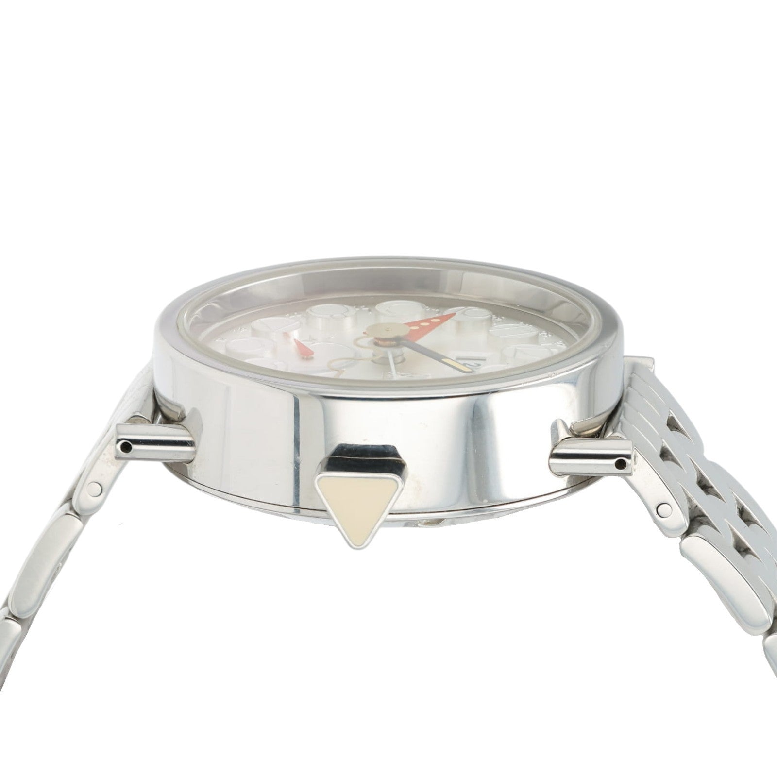 Alain Silberstein Hedbo Silver Dial Stainless Steel 40mm Automatic Mens Watch