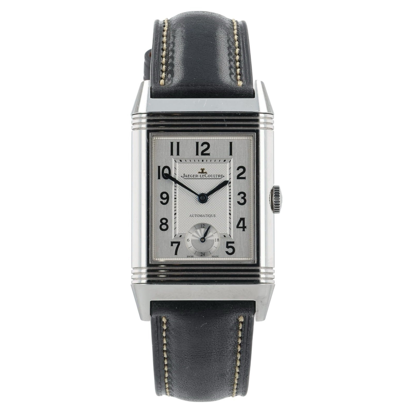 Jaeger-LeCoultre Grande Reverso Night & Day Steel Silver Dial 27mm Q3808420