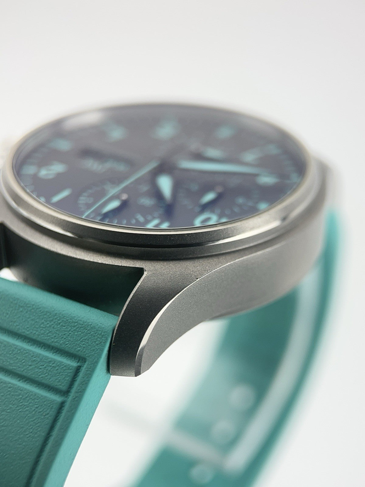 IWC Petronas Pilot Chronograph Titanium Black Dial 41mm Watch IW388108