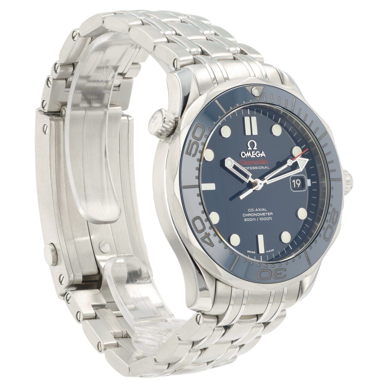 Omega Seamaster Blue Dial Stainless Steel 41mm Automatic 212.30.41.20.03.001