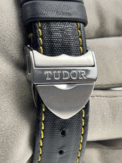 Tudor North Flag Stainless Steel Black 40mm Automatic Men’s Watch 91210N