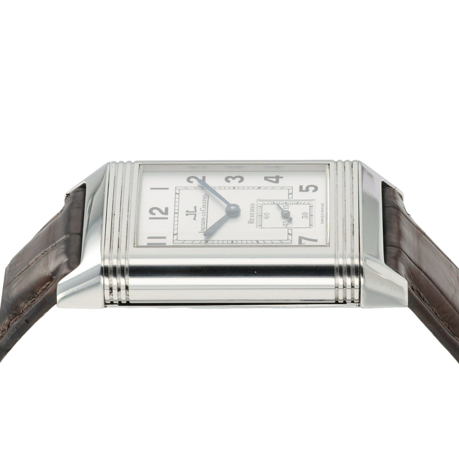 LeCoultre Reverso Silver Dial Steel 26mm Manual Wind Men’s Watch 270.8.62