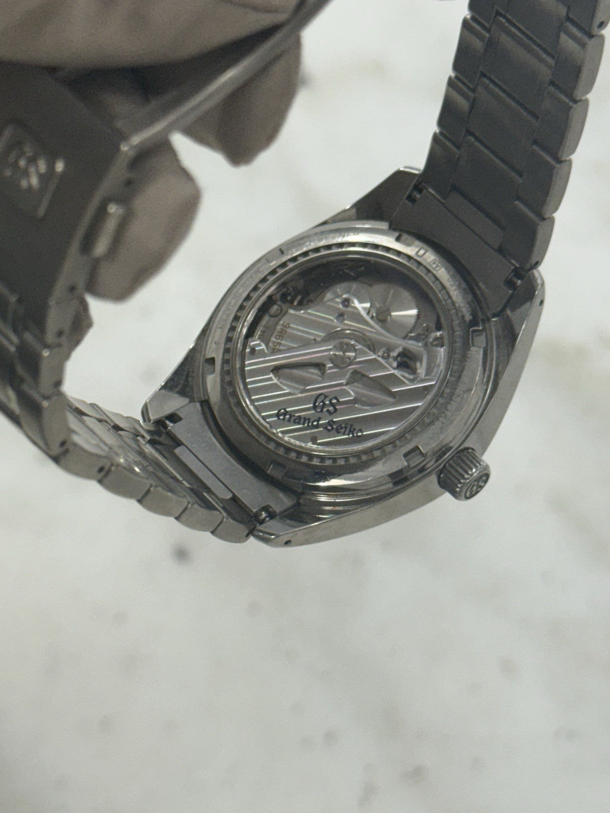 Grand Seiko Spring Drive Titanium Snowflake 41mm Automatic Men's Watch SBGA011
