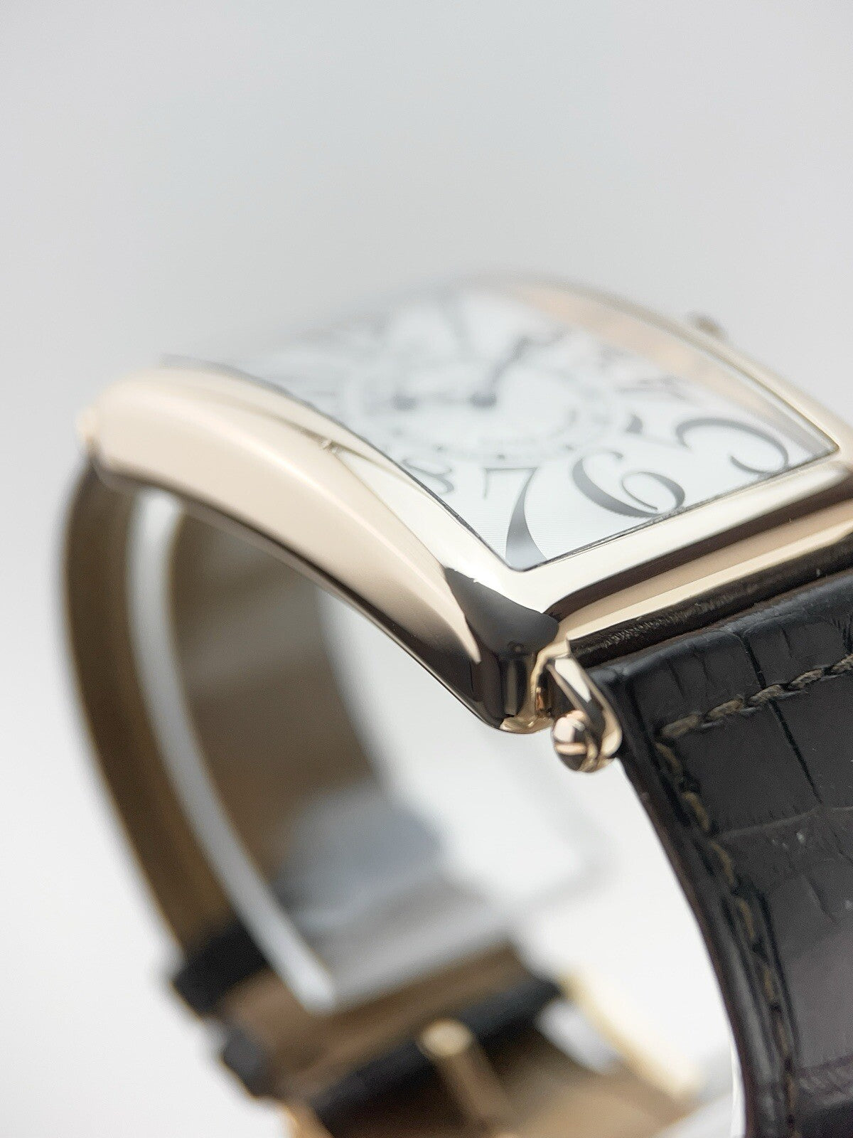 Franck Muller Long Island 18k Rose Gold 36mm Silver Dial Automatic Watch 1000SC