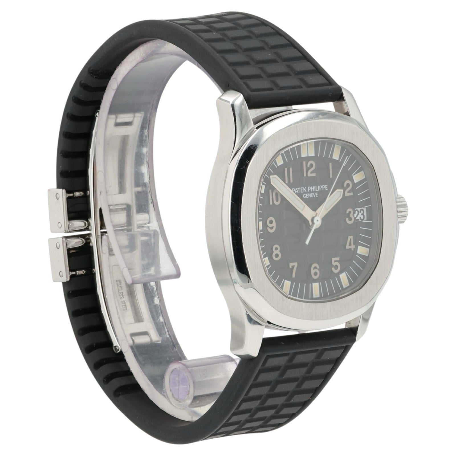 Patek Philippe Aquanaut Black Dial Stainless Steel 36mm Auto Men’s Watch 5066A