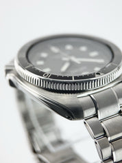Seiko Prospex Steel Black Dial 44mm Automatic Movement Men's Watch SLA051
