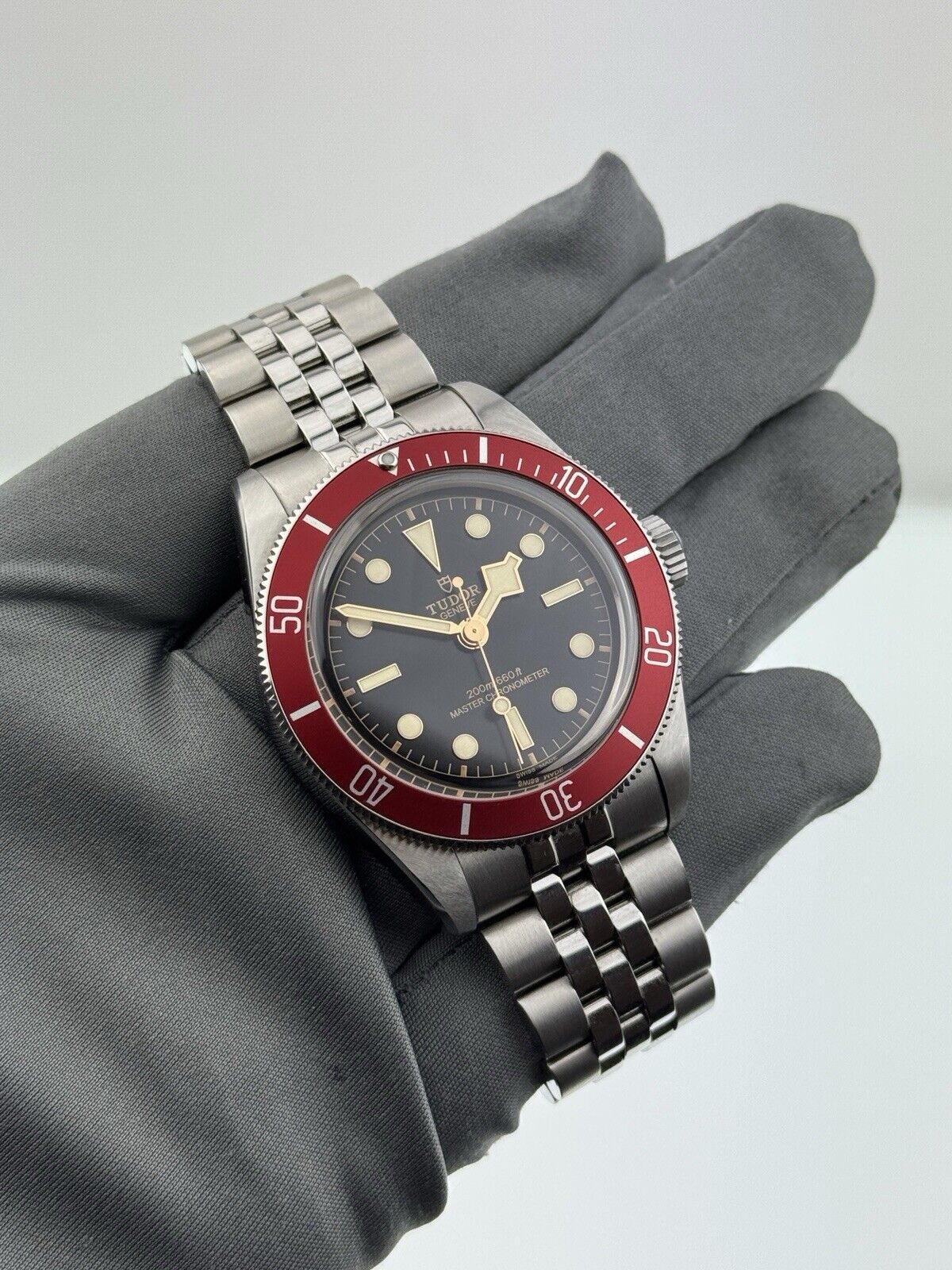 Tudor Black Bay Men's Red Bezel Black Dial 41mm Automatic Watch 7941A1A0RU