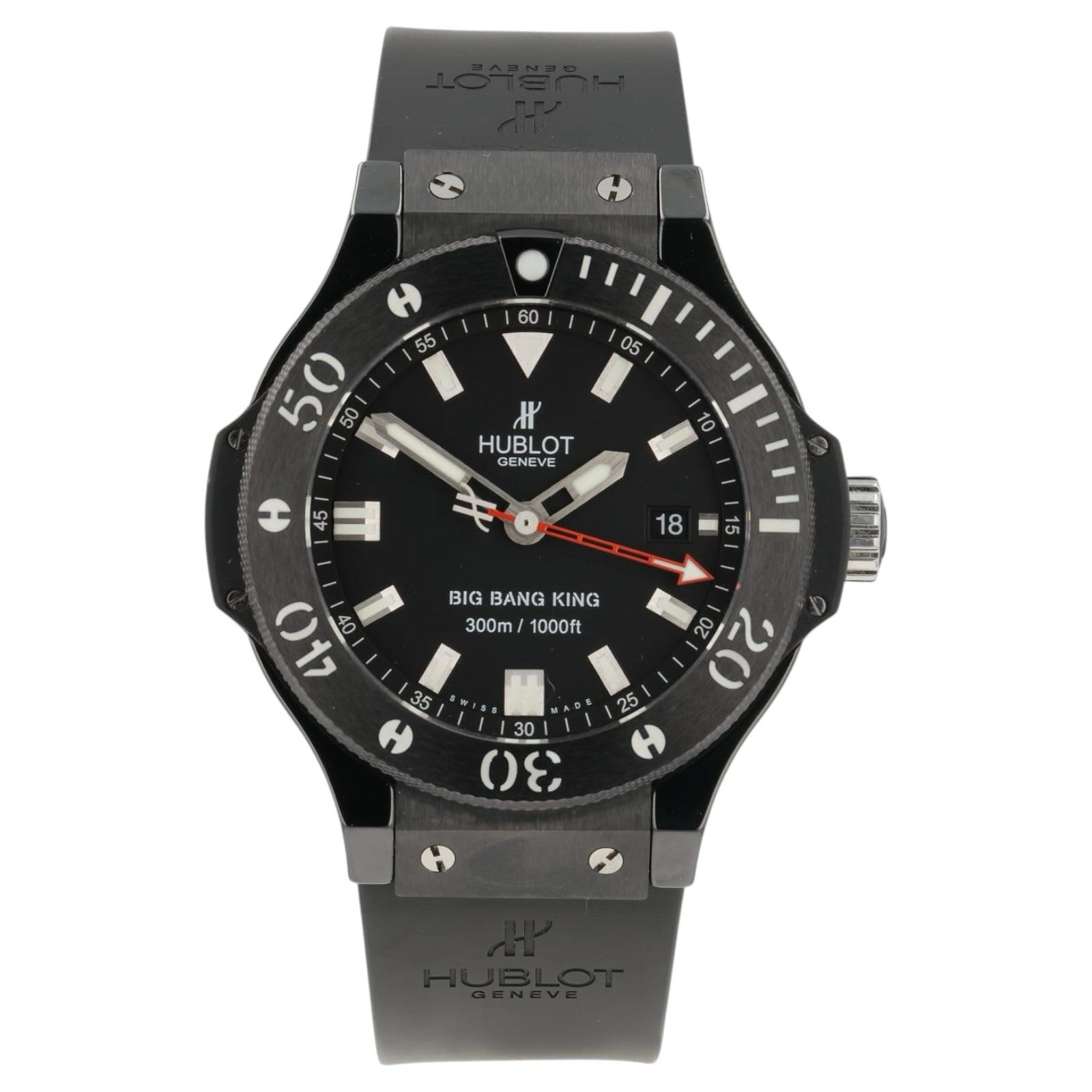 Hublot Big Bang King Black Dial Ceramic 44mm Automatic Mens Watch 312.CM.1120.RX