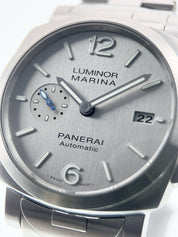 Panerai Luminor Marina Stainless Steel Silver Color Dial 42mm Watch PAM00977