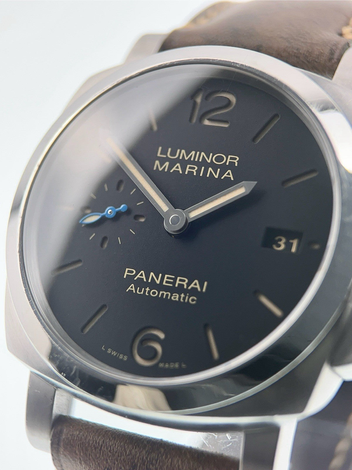 Panerai Luminor Marina Stainless Steel Black Dial 42mm Automatic Mens PAM01392