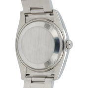 Rolex OP Silver Dial Stainless Steel 34mm Automatic Movement Men’s Watch 114200