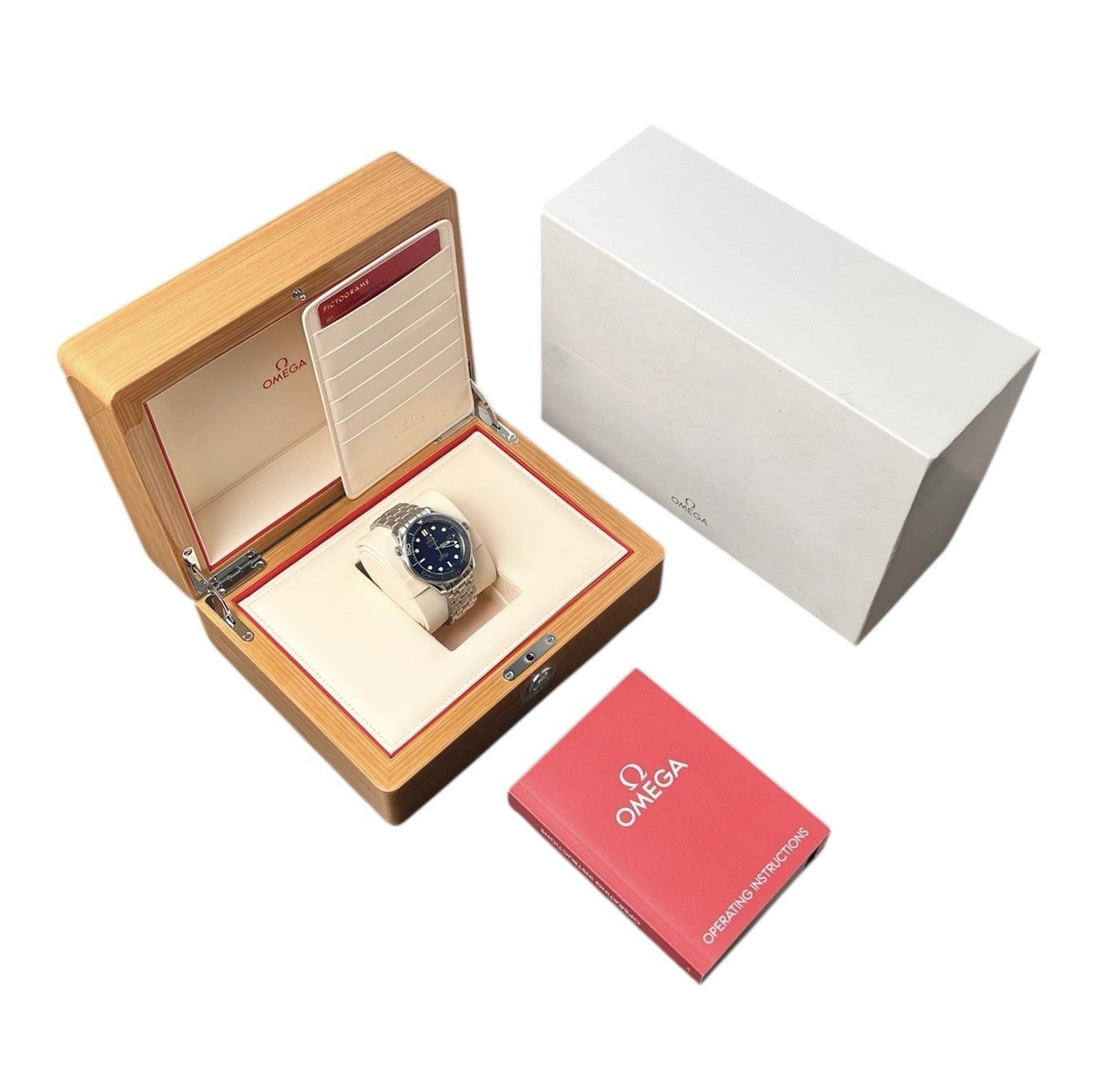 Omega Seamaster Diver Steel Blue Dial 41mm Automatic Mens 213.30.41.20.03.001
