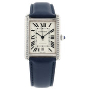 Cartier Tank Solo Stainless Steel Silver Dial 31mm Automatic Mens Watch W5200028