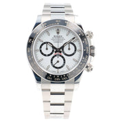 Rolex Daytona Panda Steel White Dial 40mm Automatic Men’s Watch 126500LN