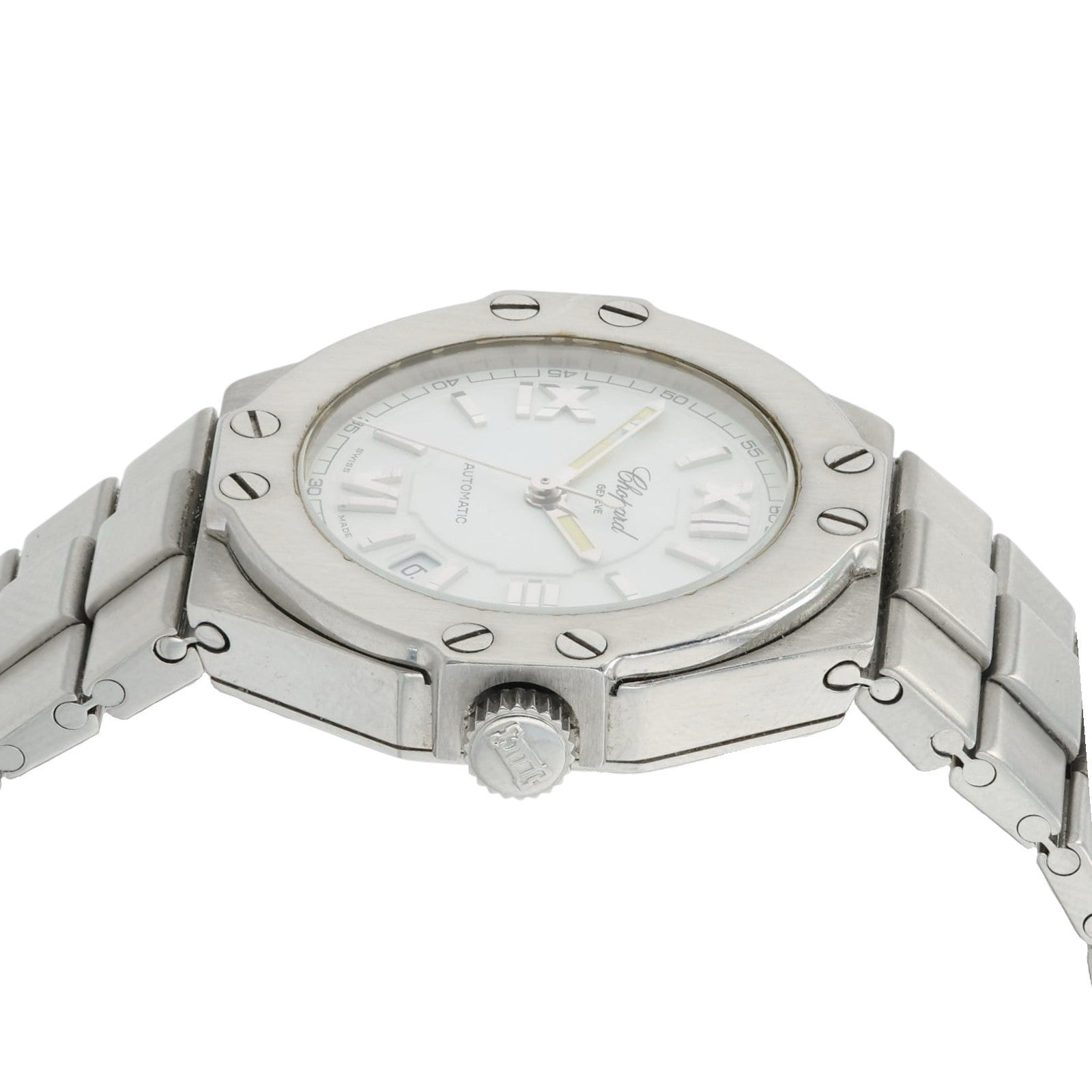 Chopard St. Mortiz White Dial Stainless Steel 31mm Automatic Women's Watch 8319