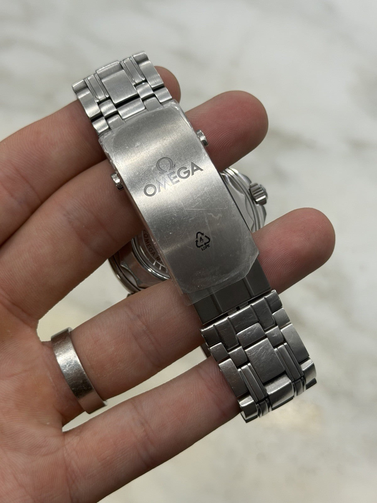 Omega Seamaster Wave 300m Diver Blue Ceramic Watch 210.30.42.20.03.001