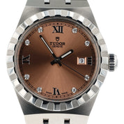 2025 Tudor Royal Stainless Steel Salmon Dial 28mm Automatic Womens Watch 28300