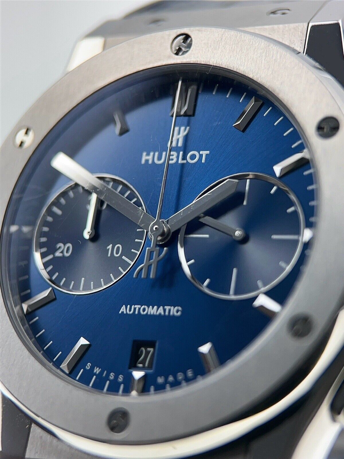 Hublot Classic Fusion Chronograph Titanium Blue 45mm Automatic Men’s Watch