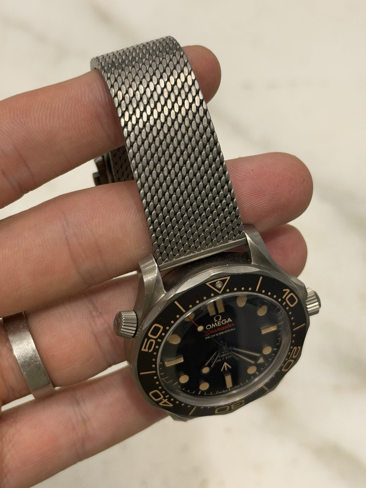 2020 Omega Seamaster NTTD James Bond No Time To Die Watch 210.90.42.20.01.001