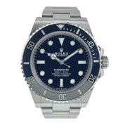 2022 Rolex Submariner Steel Black Dial 41mm Automatic Men’s Watch 124060
