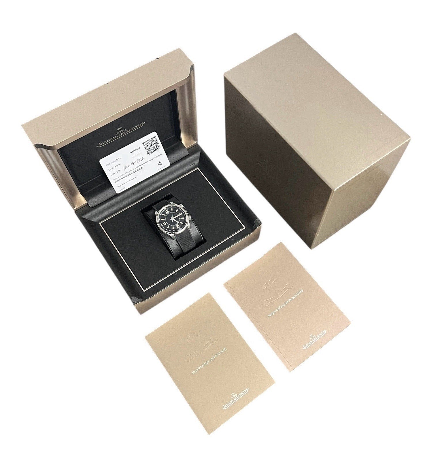 Jaeger-LeCoultre Polaris Stainless Steel Black Dial 42mm Automatic Mens Q9068670