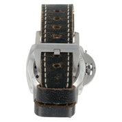 Panerai Luminor Black Dial Stainless Steel 47mm Manual Wind Mens Watch PAM00127