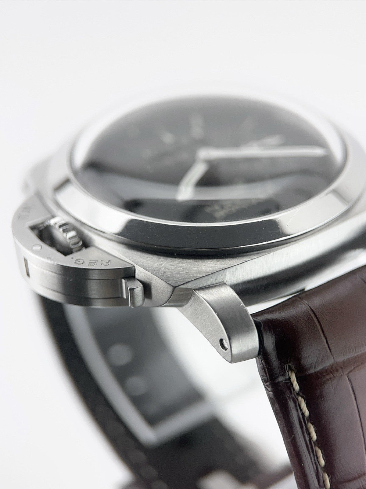 Panerai Luminor 1950 Steel Black Dial 44mm Manual Wind Men's Watch PAM00233