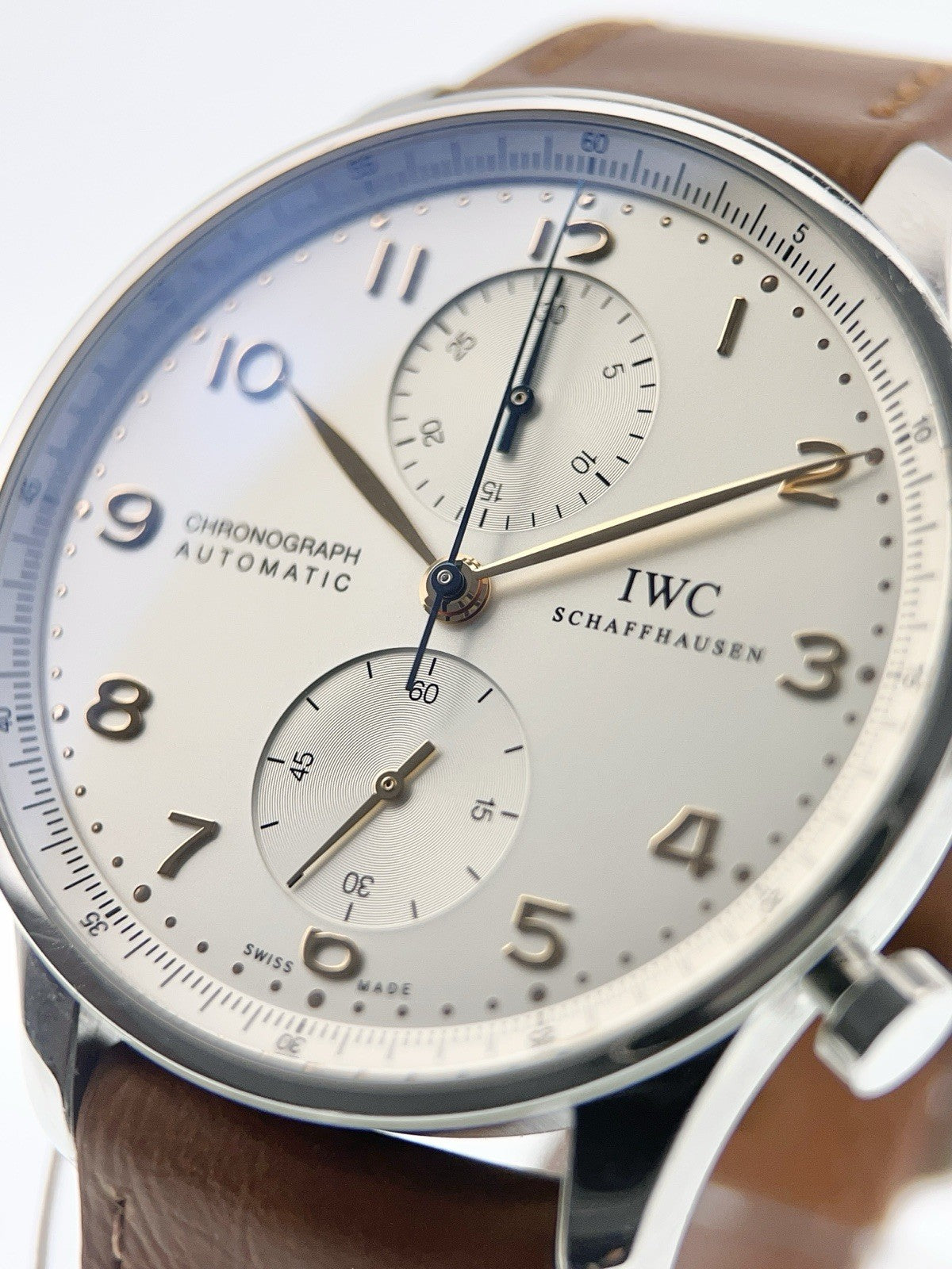 IWC Portuguese Stainless Steel Silver Dial 41mm Automatic Men’s Watch IW371445