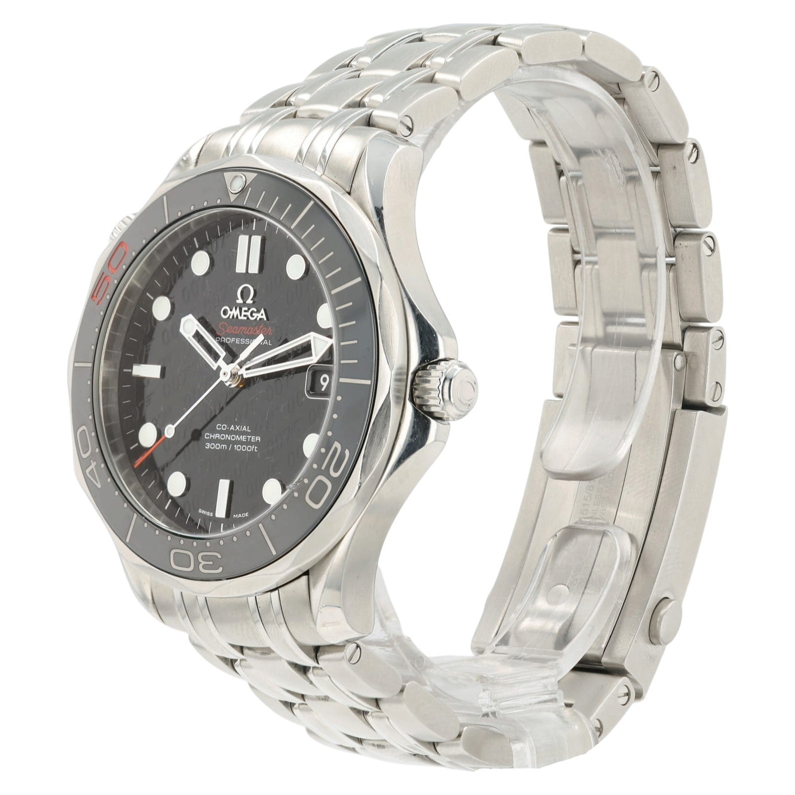 Omega Seamaster 007 Black Dial Steel 41mm Automatic Mens 212.30.41.20.01.005