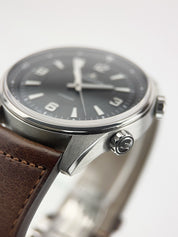 Jaeger-LeCoultre Stainless Steel Black Dial 41mm Automatic Mens Watch Q9008471