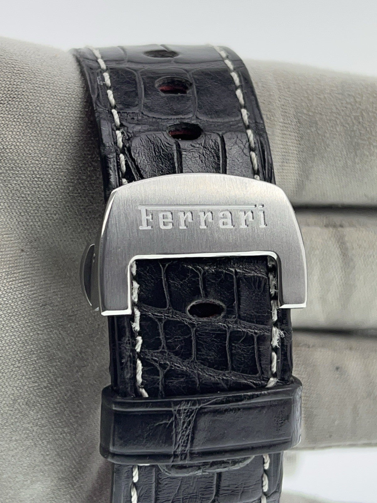 Panerai Ferrari Stainless Steel Black Dial 45mm Automatic Mens Watch FER00001