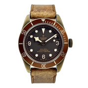 Tudor Black Bay Bronze Automatic 43mm Men’s Watch Box And Papers Brown Dial 2016