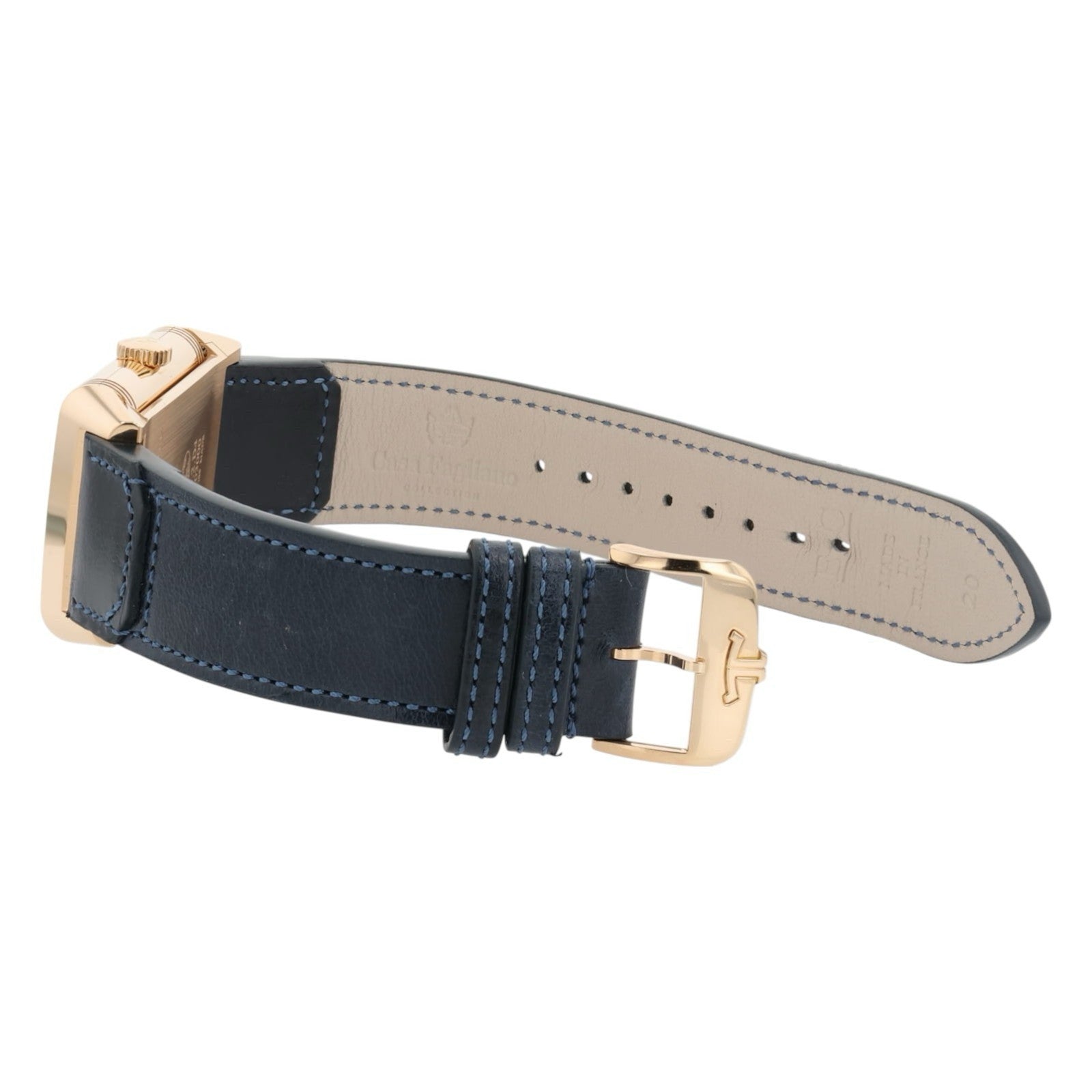 JLC Reverso Duoface Silver & Blue Dial Steel 47x28mm Manual Wind Mens Q3982590