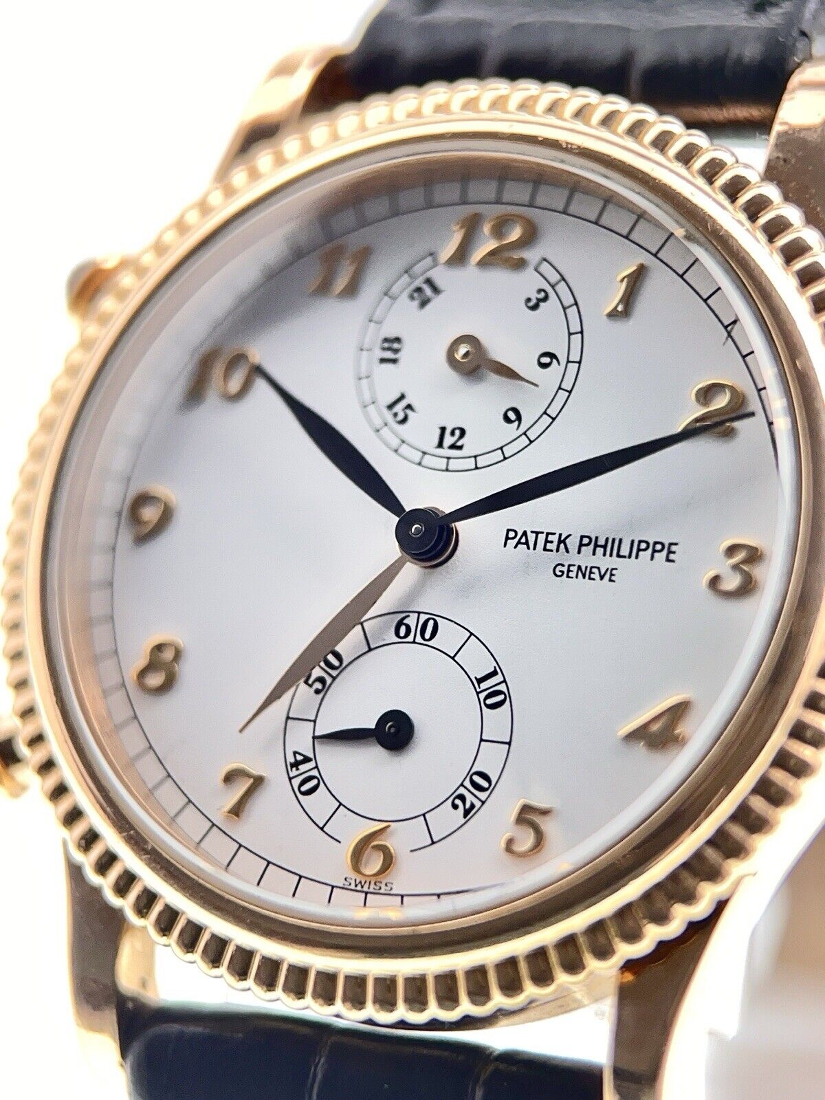 Patek Philippe Travel Time 30mm Manual Wind White Dial Women’s Watch 4864R